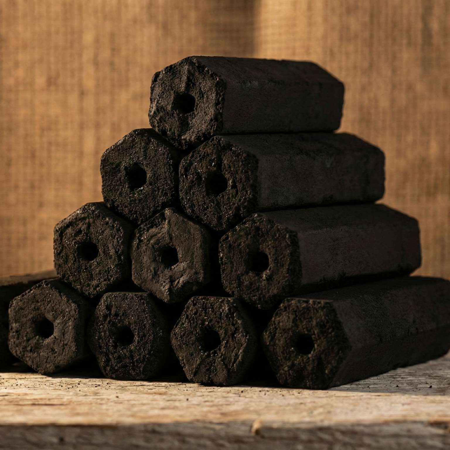 Coconut Charcoal Briquette